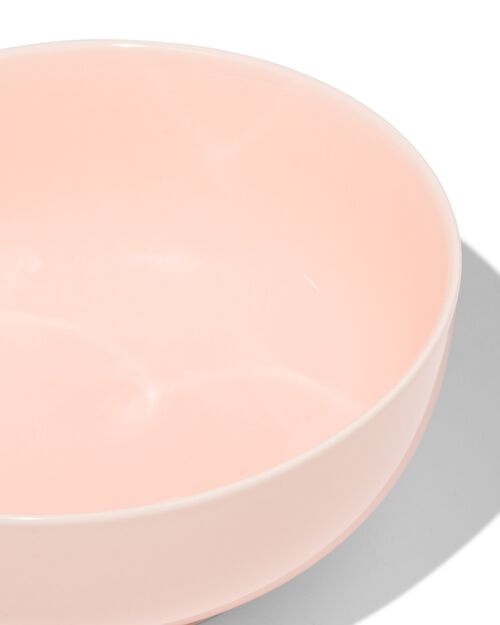 bol Ø15cm - new bone rose - vaisselle dépareillée