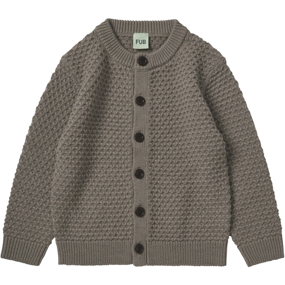 Køb FUB Hazel Melange Structure Cardigan