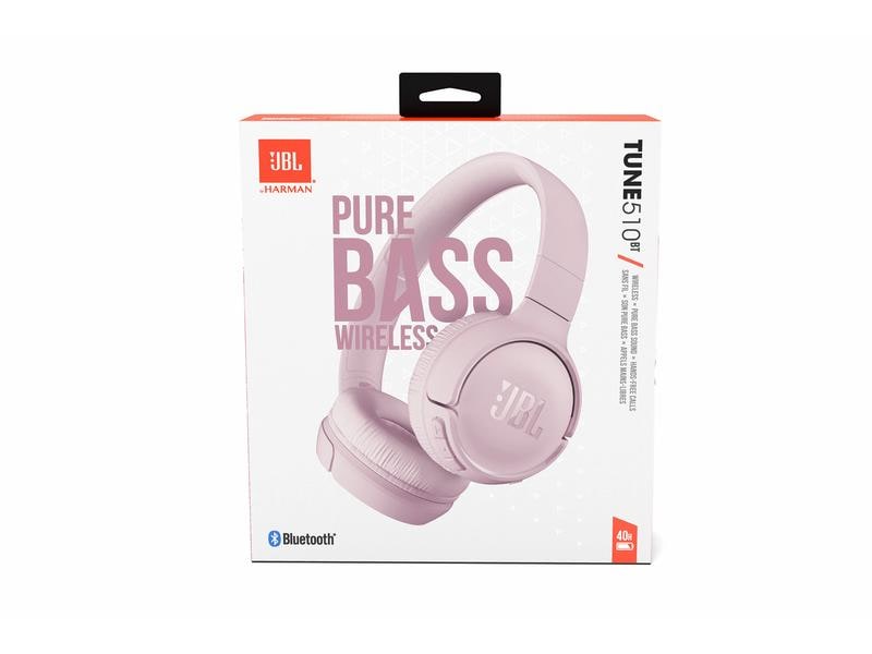 JBL Wireless On-Ear-Kopfhörer TUNE 510 BT Rosa Kabelloser On-Ear-Kopfhörer