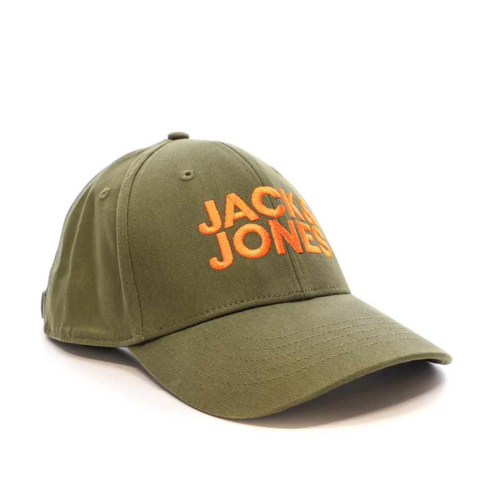 Jack & Jones Casquette Kaki/Orange Homme Jack & Jones Jacgall