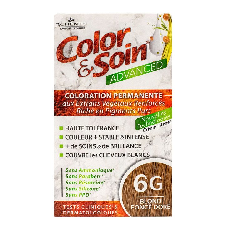 Color & Soin coloration permanente 6G blond foncé doré