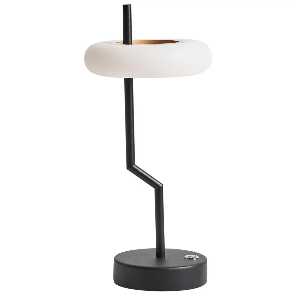 ALVIELA - Tafellamp - Zwart - Aluminium/IJzer