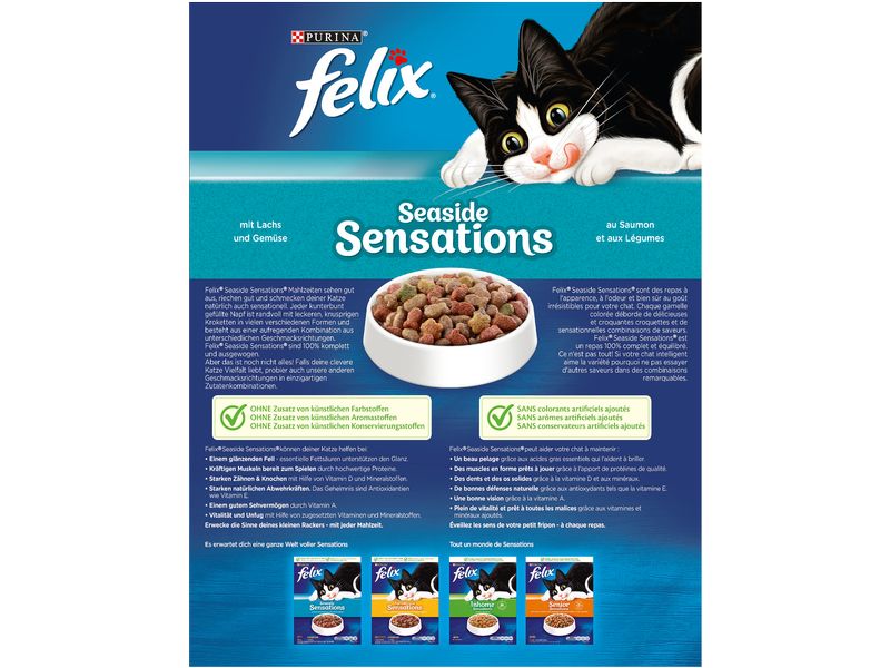 Felix Trockenfutter Sensations Fisch 1 kg Felix Sensations Fisch 1 kg
