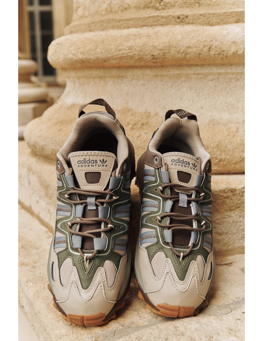 adidas Sneakers Homme hyperturf marron/vert
