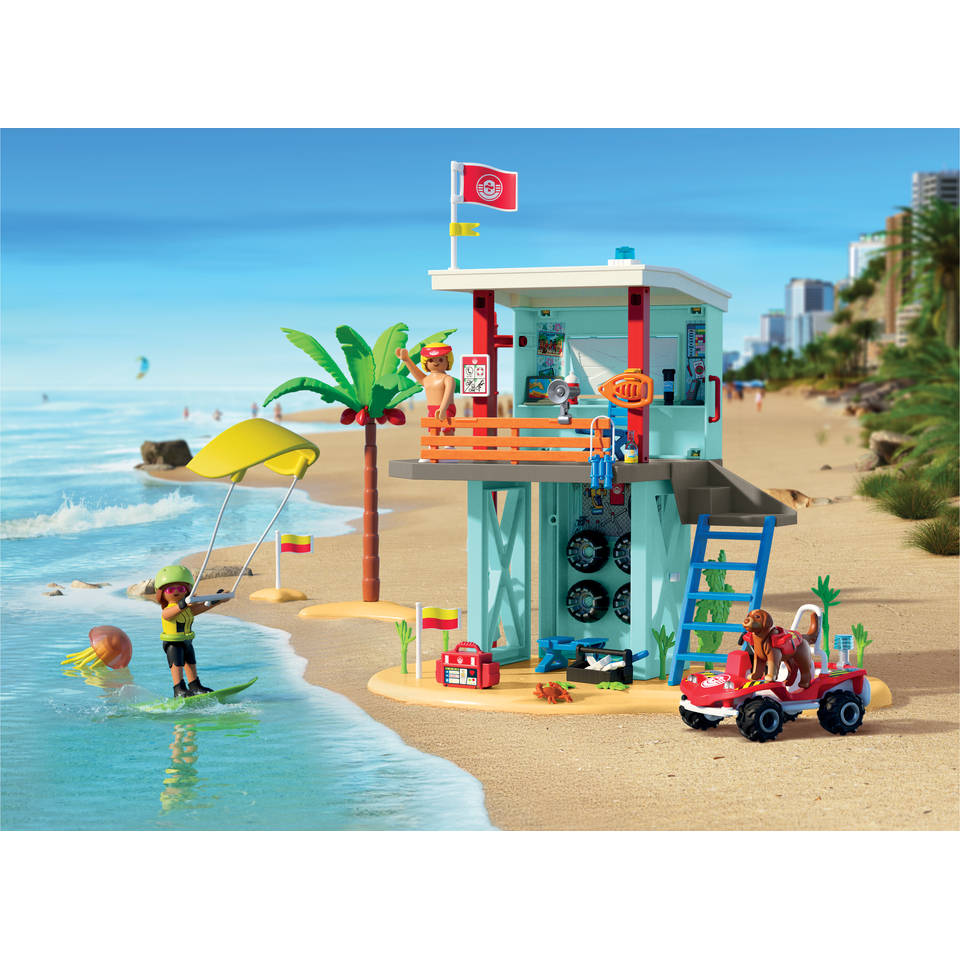 PLAYMOBIL My Life reddingstoren met strandbuggy 71903