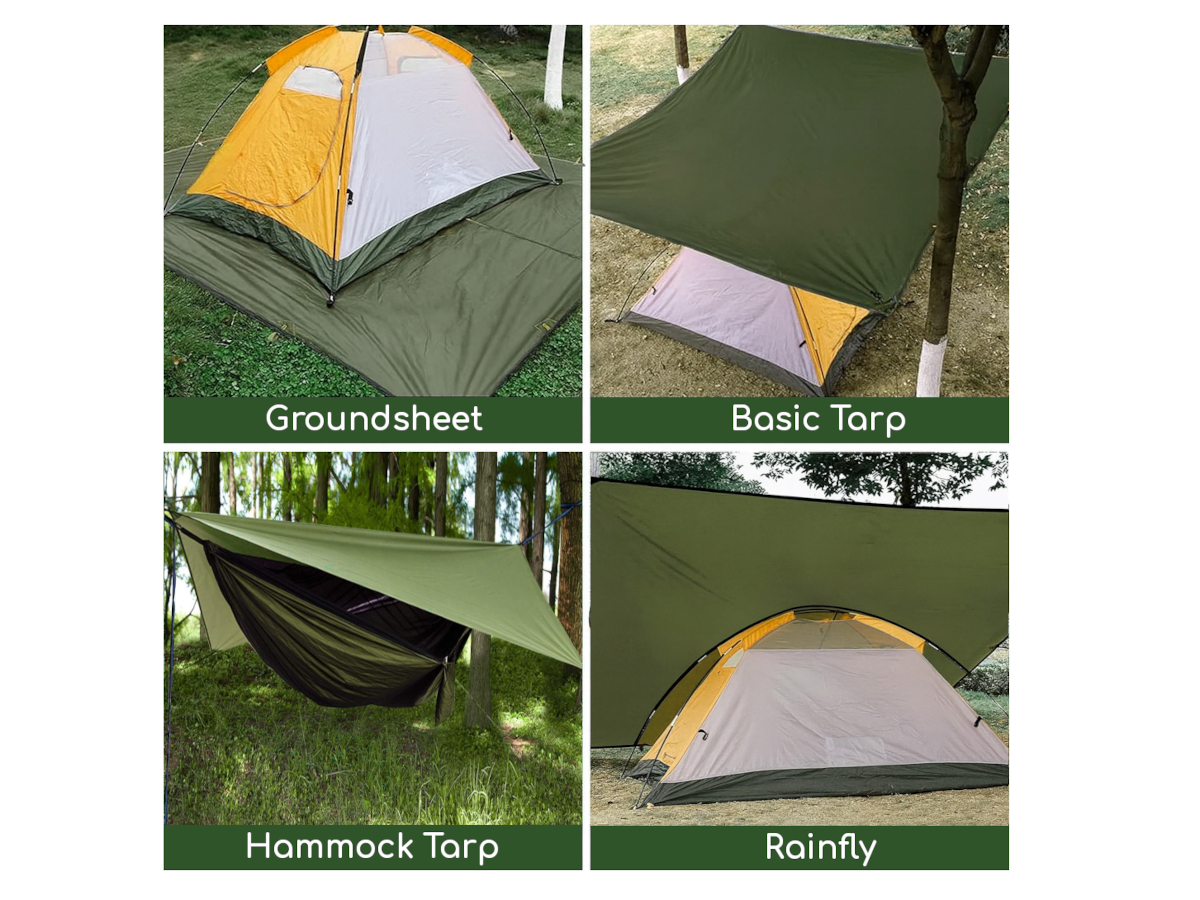Hikr 210 x 230 cm tarp - Brown