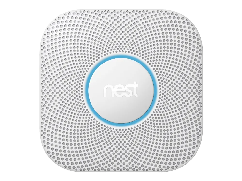 Nest Protect 2nd Generation - Flerfunktionssensor - trådløs - 802.11b/g/n, Bluetooth 4.0, 802.15.4 - hvid