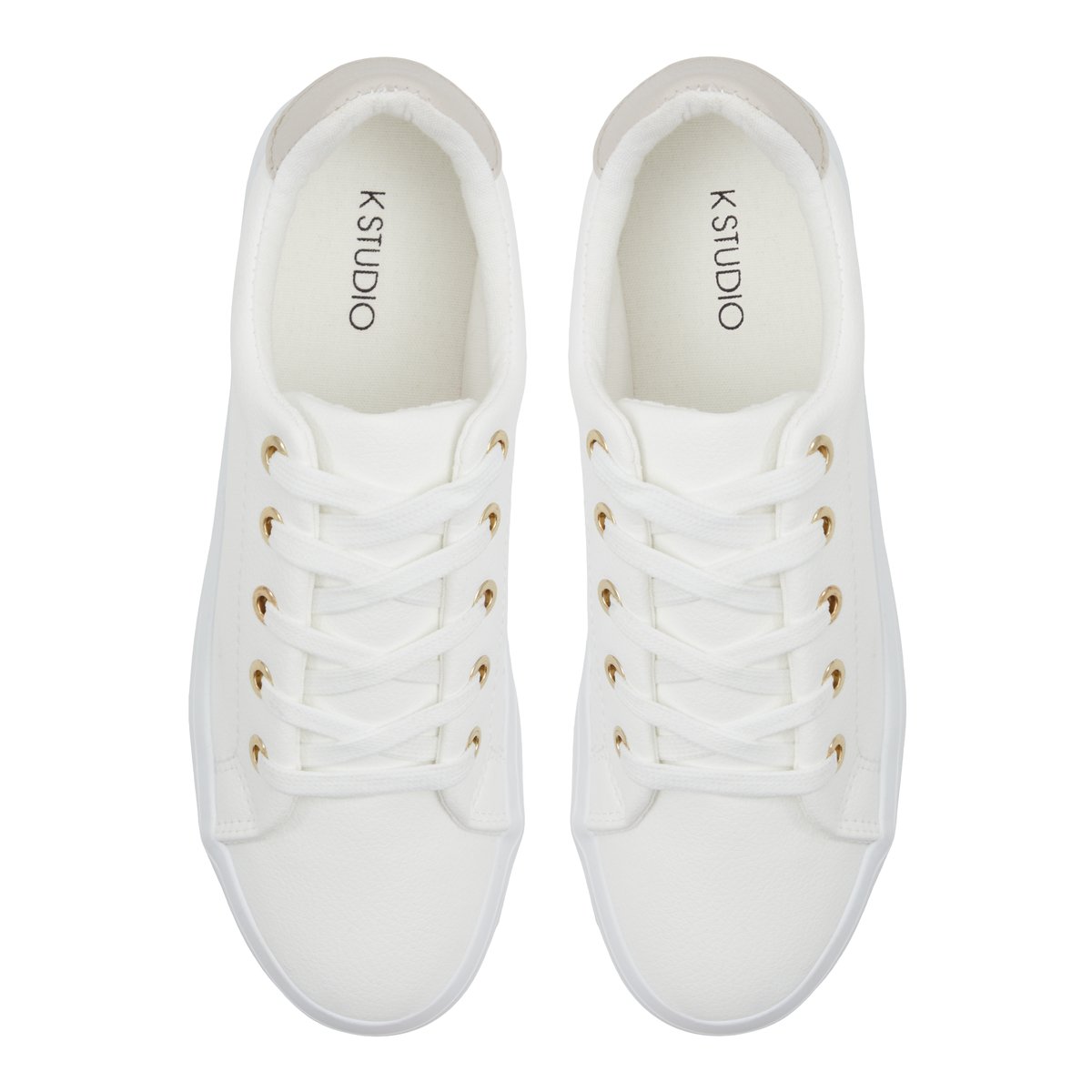 K STUDIO-Evanstown-Sneakers bas - Talon plat - Blanc
