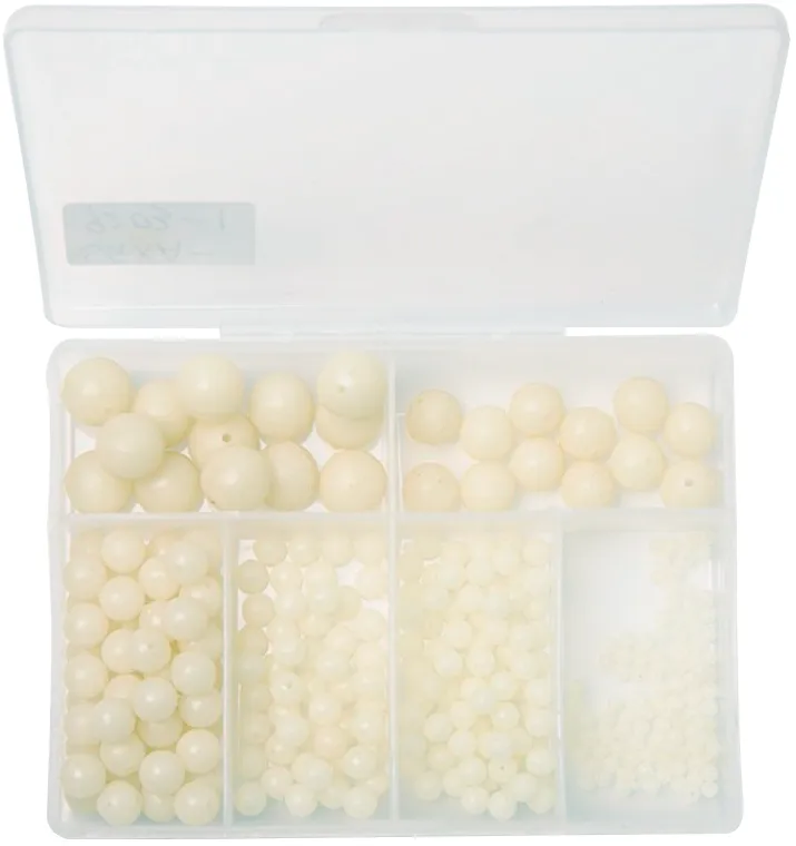 Wiggler Fladen Luminous Soft Beads 300-Pack Selvlysende Myke Perler 5, 8 Og 10mm Luminous