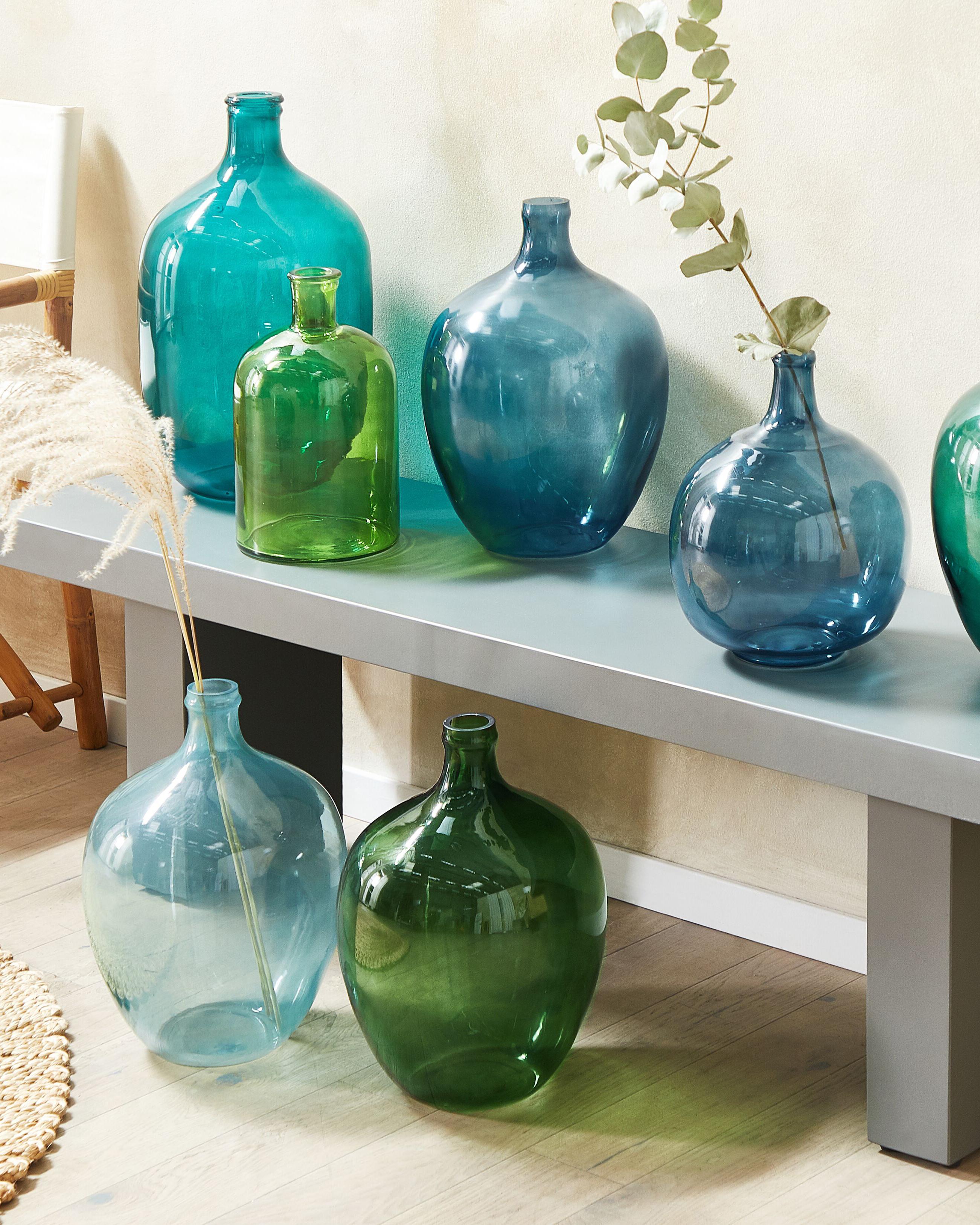 Decoratieve vaas PULAO Glas 31 cm Groen