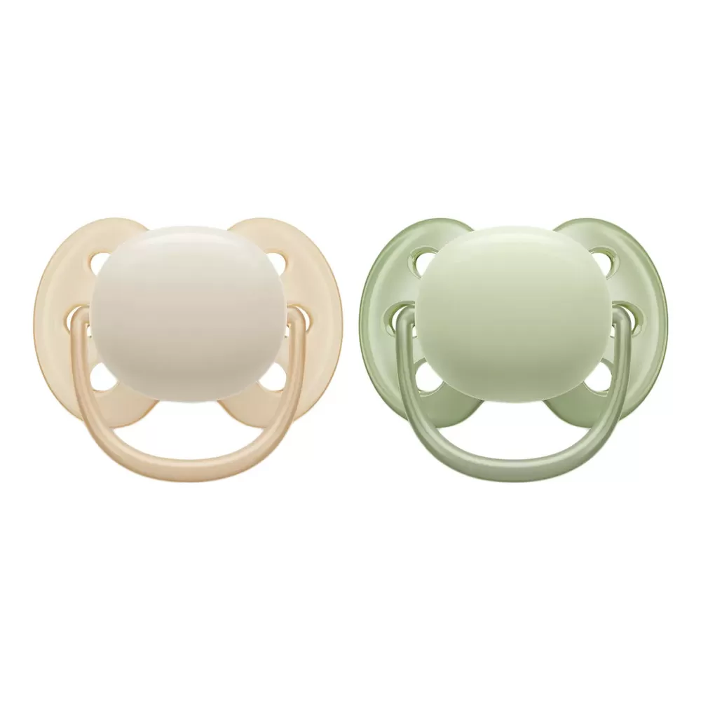 Philips Avent Ultra Soft 0-6 mdr. - Beige/Green