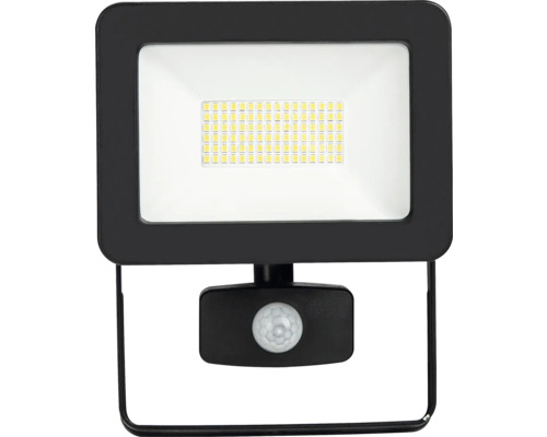 LED-sensorwandlamp IP44 30W 4950 lm 4000 K neutraal wit, netsnoer 3G1,0 mm² H05RN-F 0,3 m + snelsluiting, afmetingen (B x D x H): 153 x 65 x 191 mm