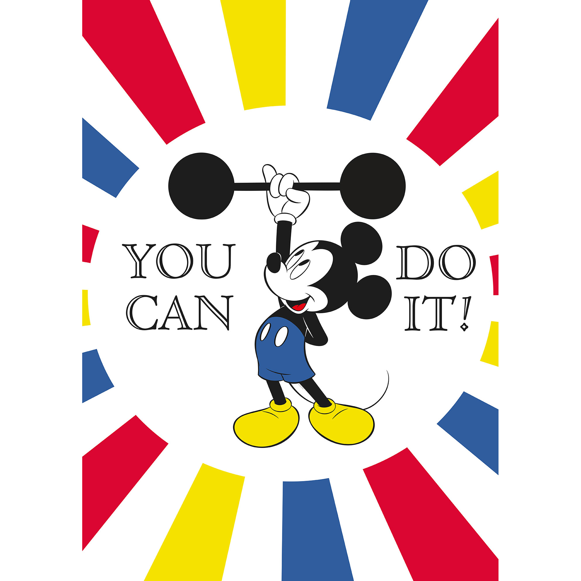 Wandbild MICKEY MOUSE DO IT - 50x70 cm