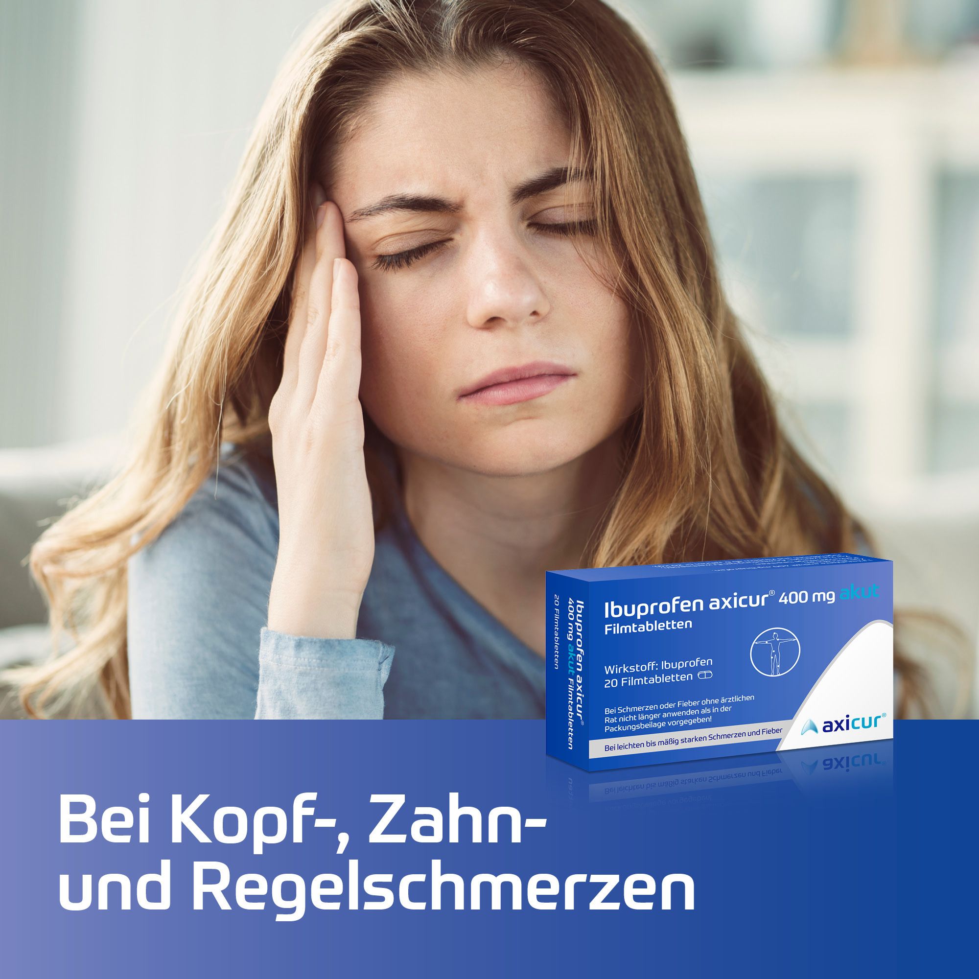 Ibuprofen axicur® 400 mg akut Filmtabletten