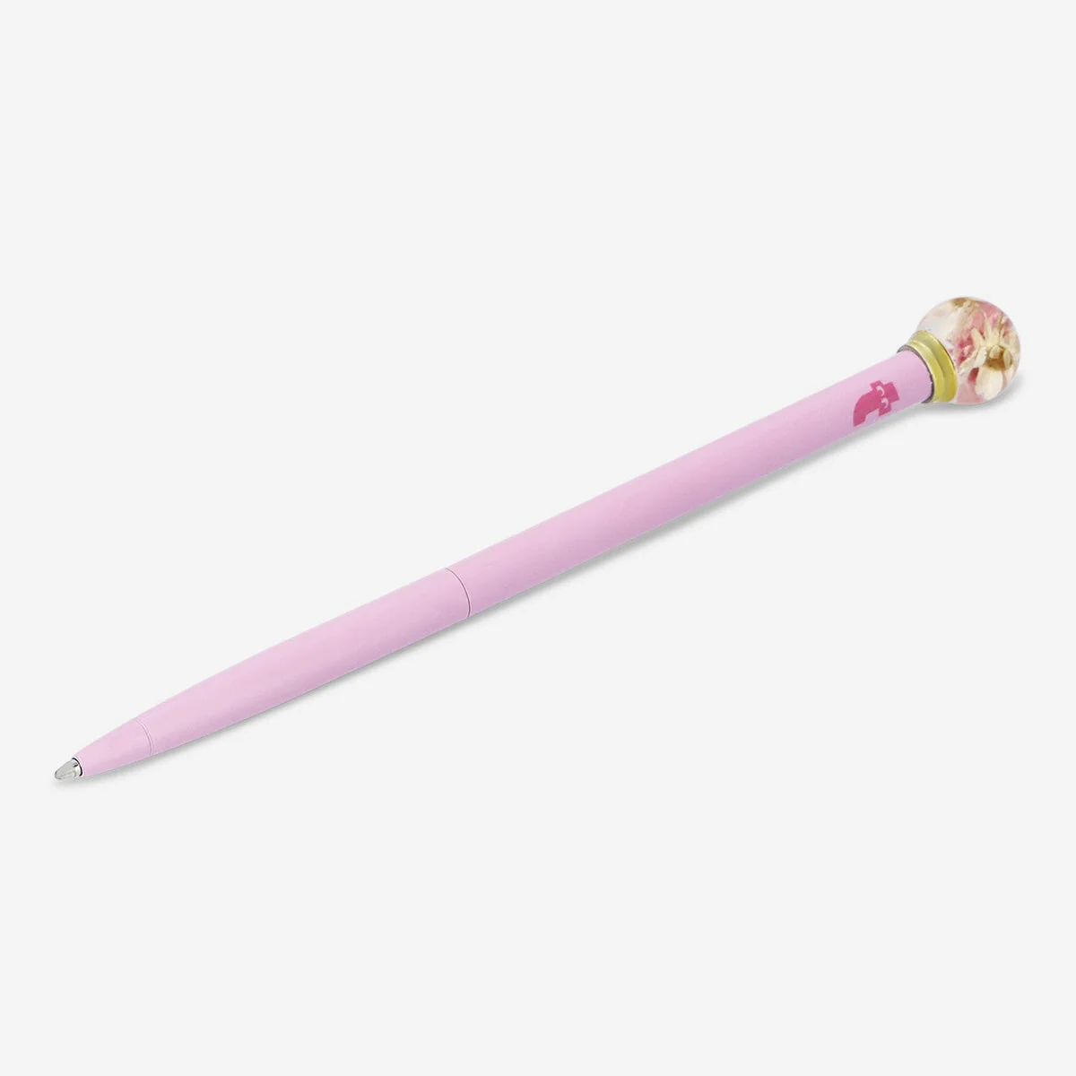 Kuglepen med blomstertop