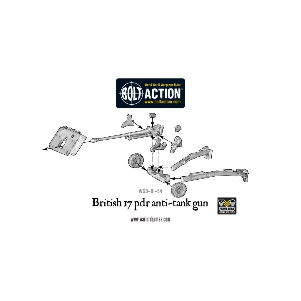Bolt Action - British - British Army 17 Pdr Anti-Tank Gun