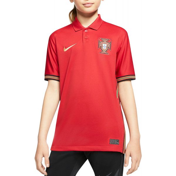 Nike Camisa Y Nk Portugal Stadium Home Dry Ss Jsy 2020 cd1040-687 S Vermelho