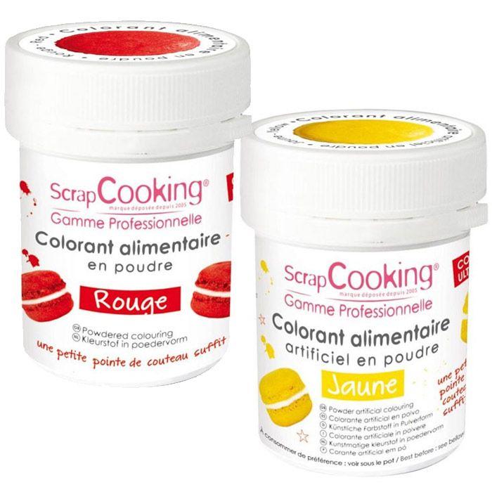 Kits de colorants alimentaires - Drapeau espagnol Scrapcooking