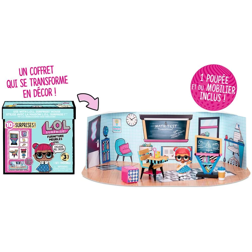 LOL SURPRISE POUPEE AVEC MOBILIER