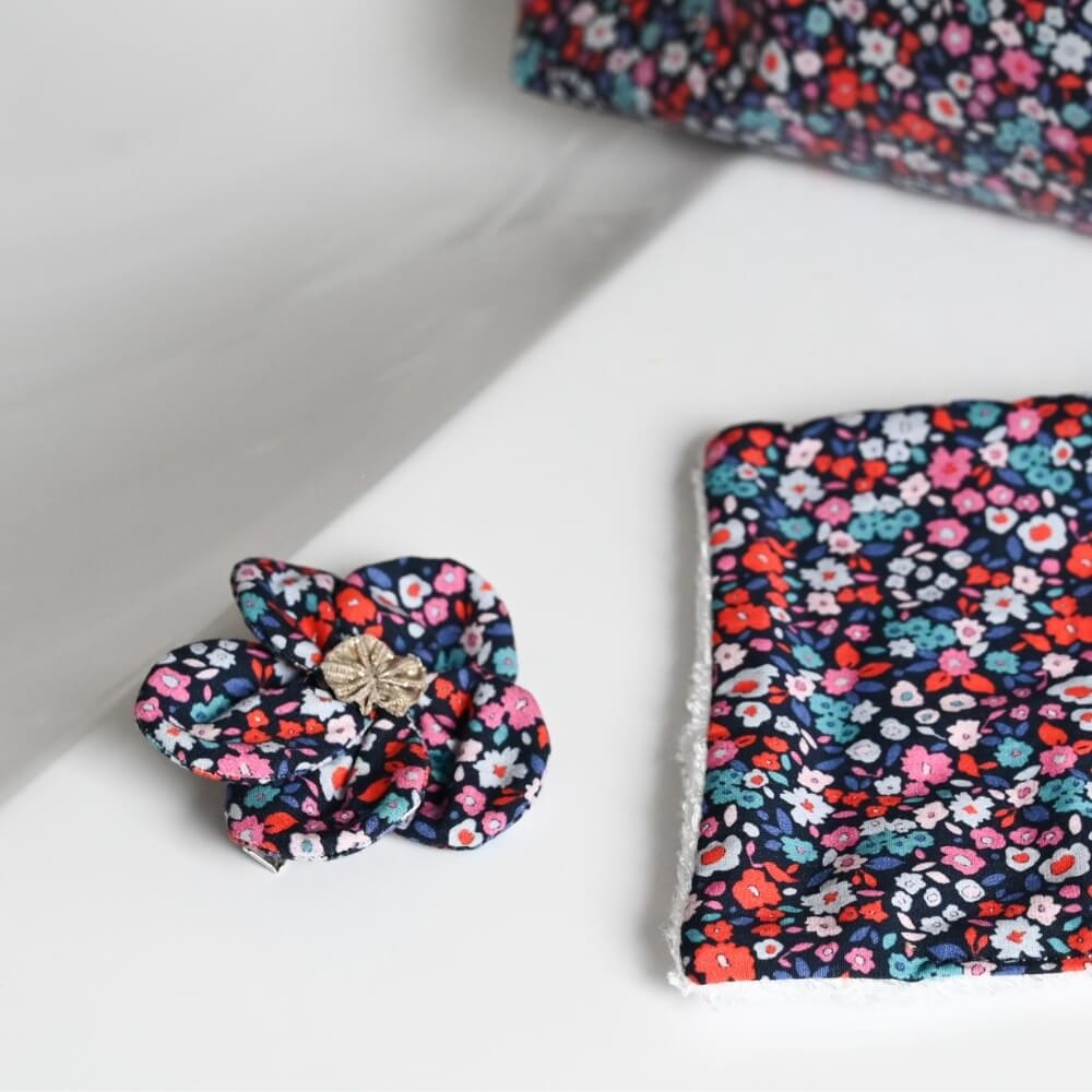 Mini Barrette Pétales De Fleur Romance Fleurie