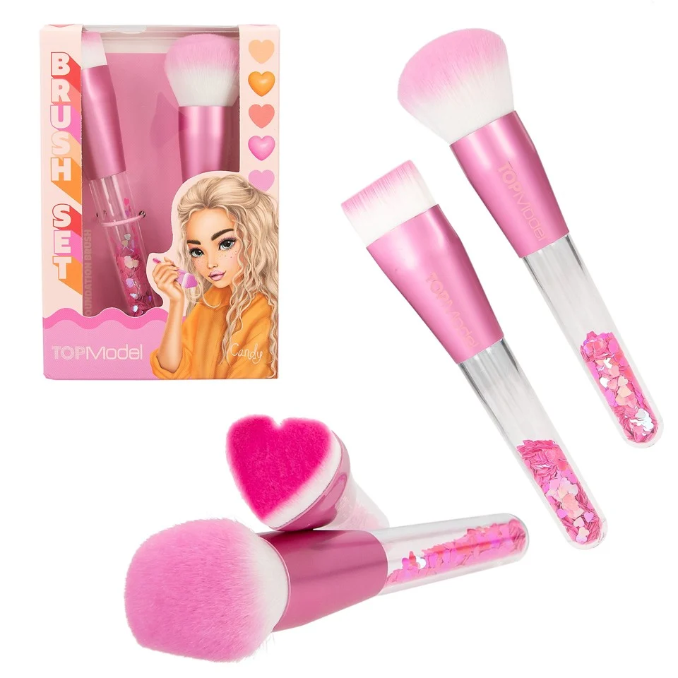 TOPModel Heart Brush Sæt, 2-pakBEAUTY and ME ( 0412817 )