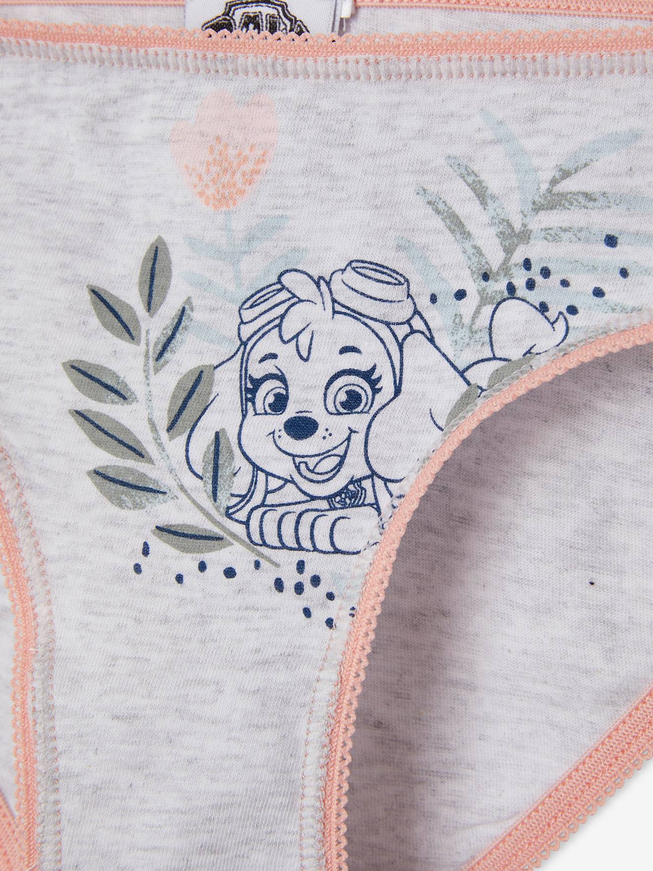 Pacote com 3 calcinhas Paw Patrol®, brancas lisas com estampas.