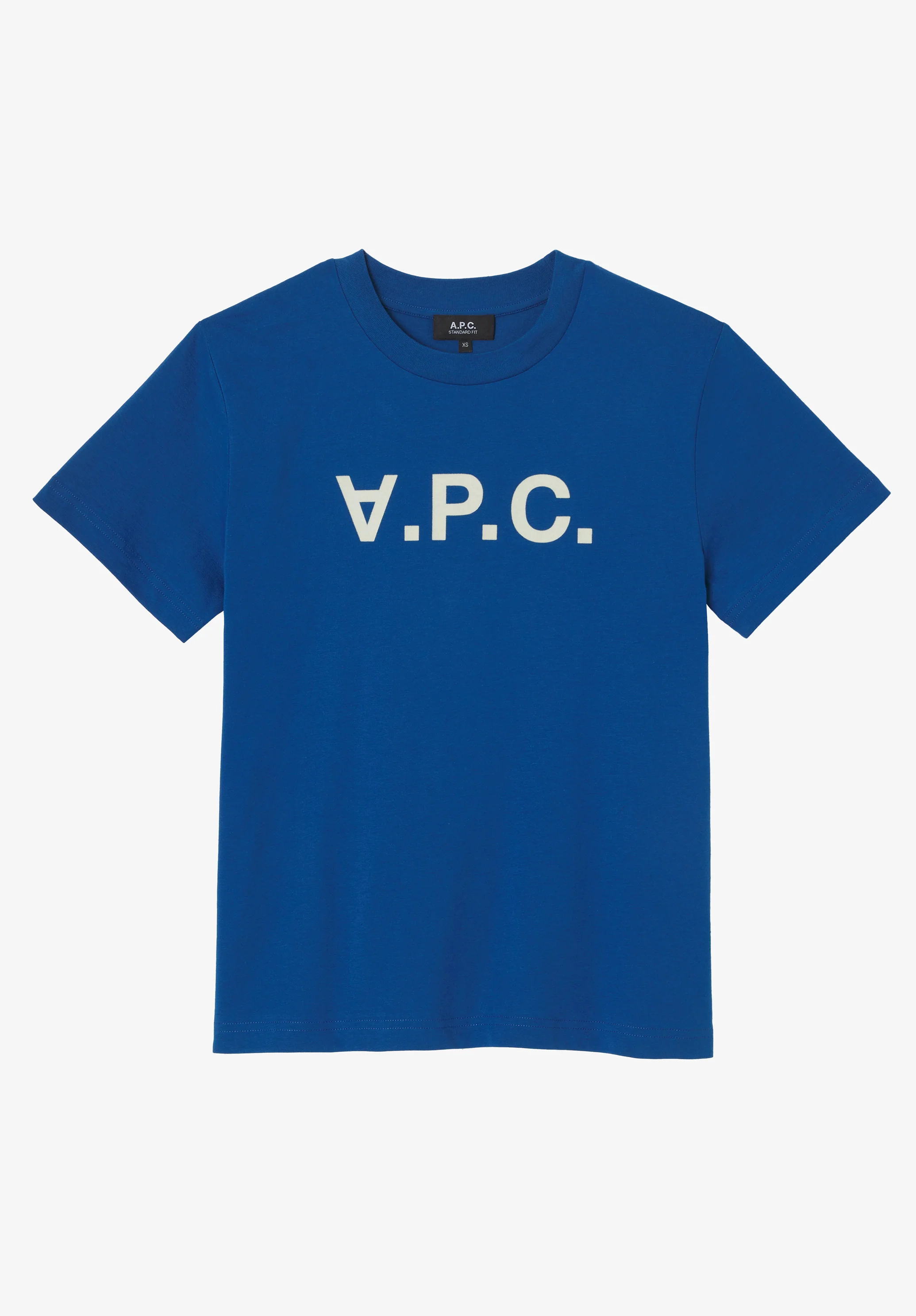 t-shirt standard grand vpc GOTS - Bleu/ecru