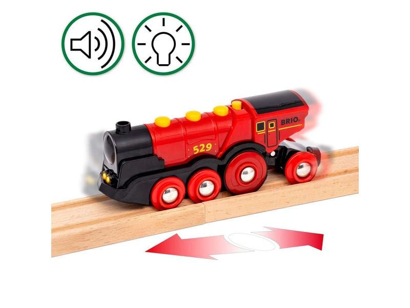 BRIO BRIO World Mighty Red Train Set Bauernhof-Zugset