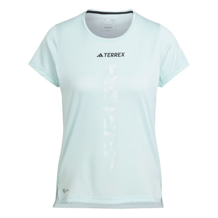 adidas Dame T-shirts AGR Shirt Blå