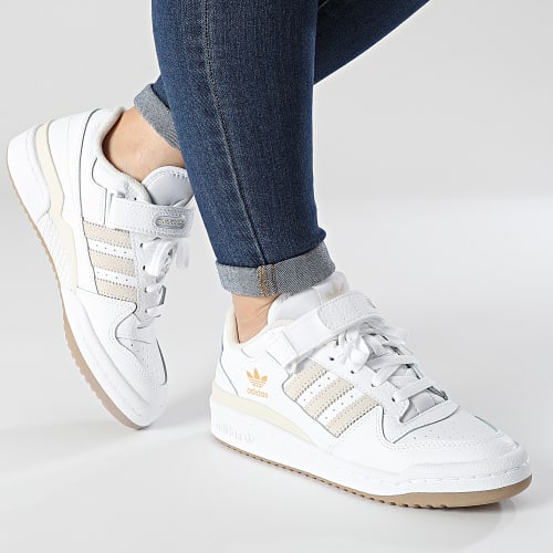 Baskets Femme Forum Low GY8555 Cloud White Wonder White Gum 4