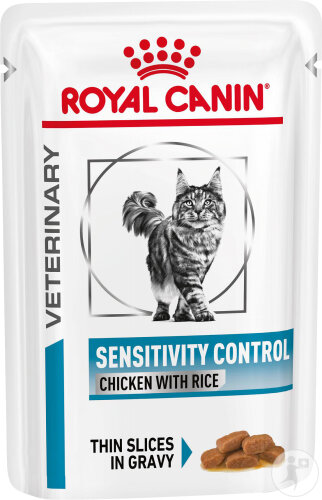 Royal Canin Veterinary Diet Sensitivity Control Chats Adultes Poulet Avec Riz 12x85g