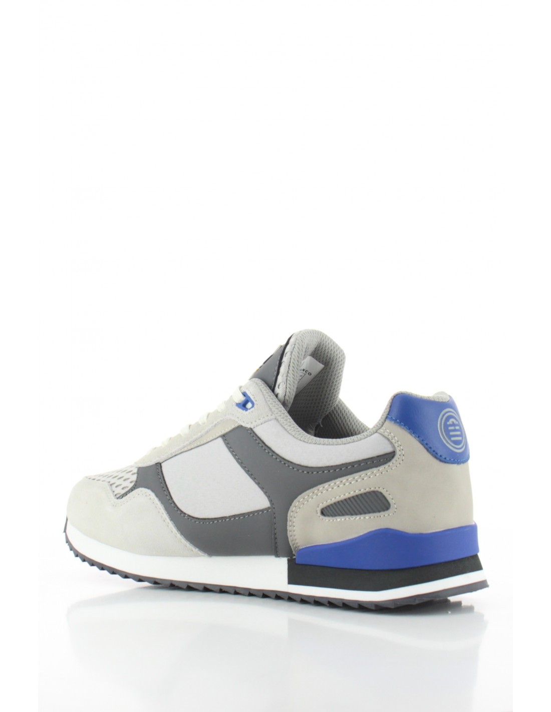 serge blanco Baskets De Ville Homme Chamonix Gris/Bleu