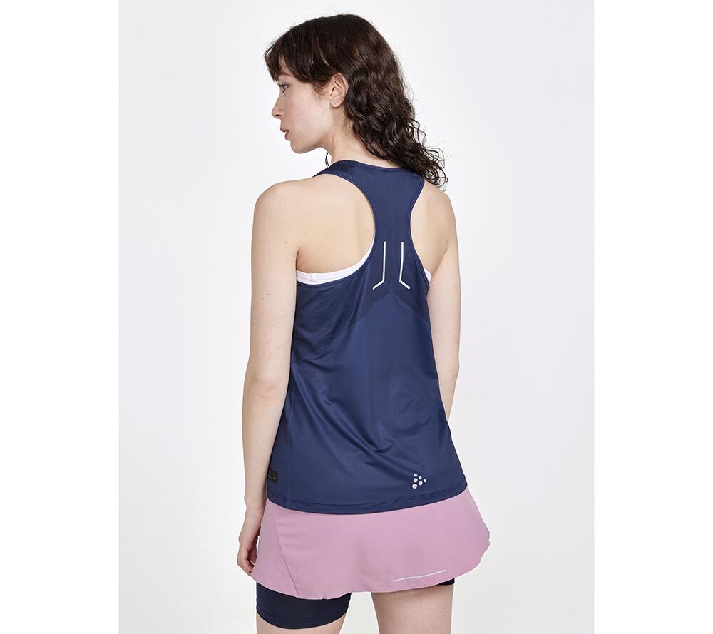 Craft PRO Hypervent Hardloopshirt Zonder Mouwen Roze/Paars Dames