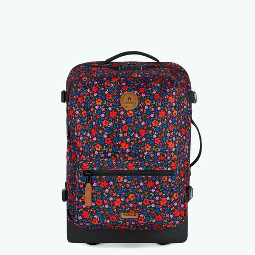 Valise souple 2 roues small Maupiti rouge