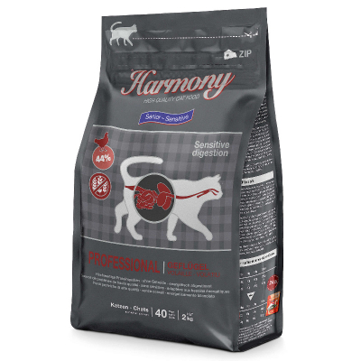Harmony Cat Professional Senior Sensitive Geflügel Katzenfutter
