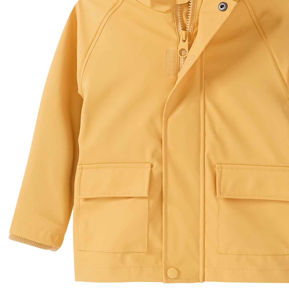 Famy Baby Regenjacke mit Beschichtung gelb