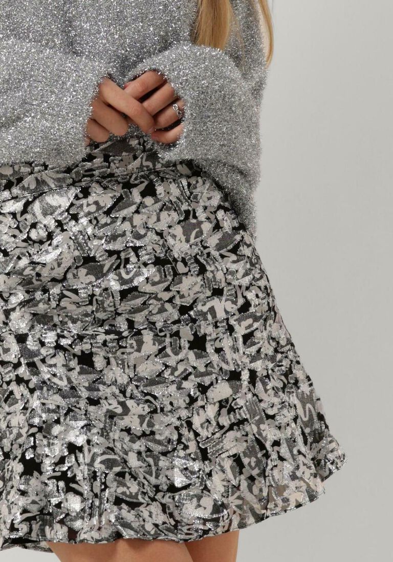 SECOND FEMALE zwarte second female minirok doodle skirt