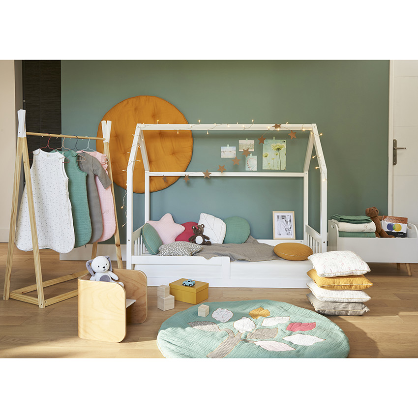 Housse de matelas à langer en gaze de coton Natural cocoon