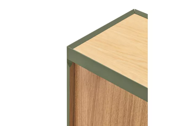 Arista - Casier à bouteilles en bois : Couleur - Vert amande