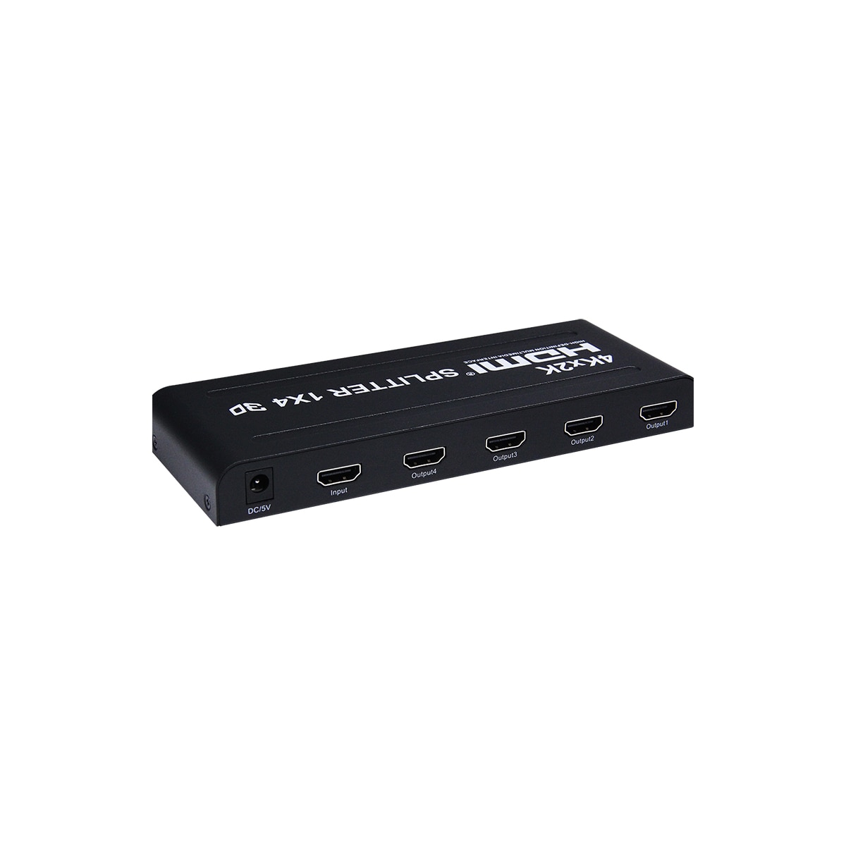 1x4 HDMI-splitter til 4 skjermer 4K