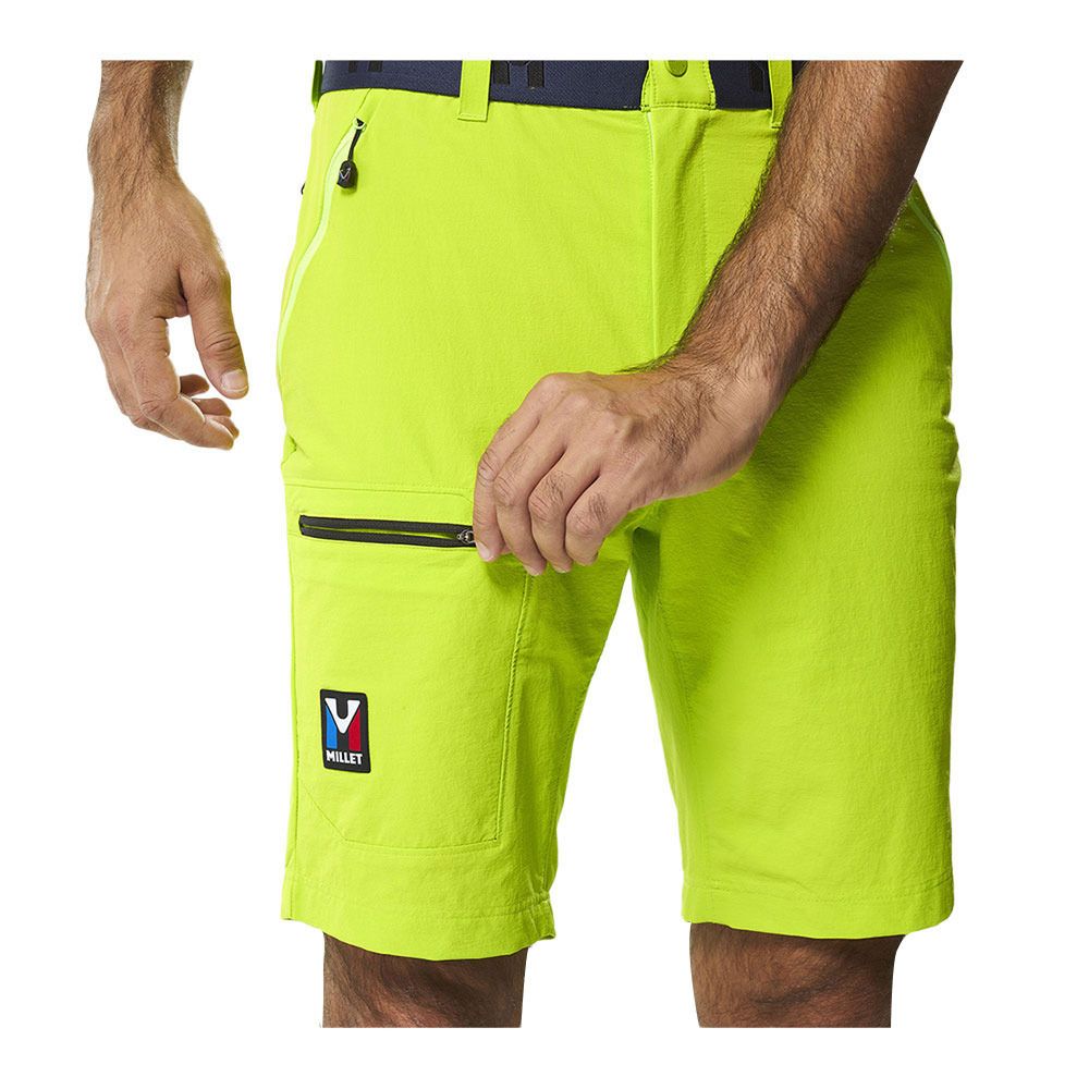 Millet TRI ONE CDR - Short Homme acid green