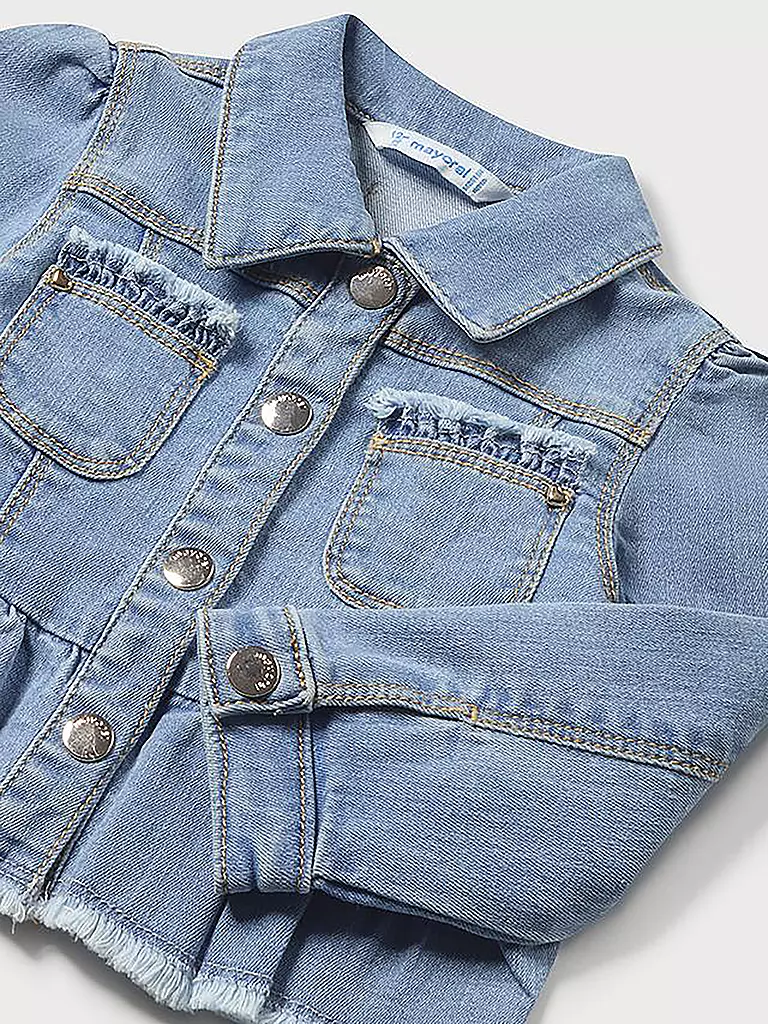 MAYORAL Baby Jeansjacke hellblau