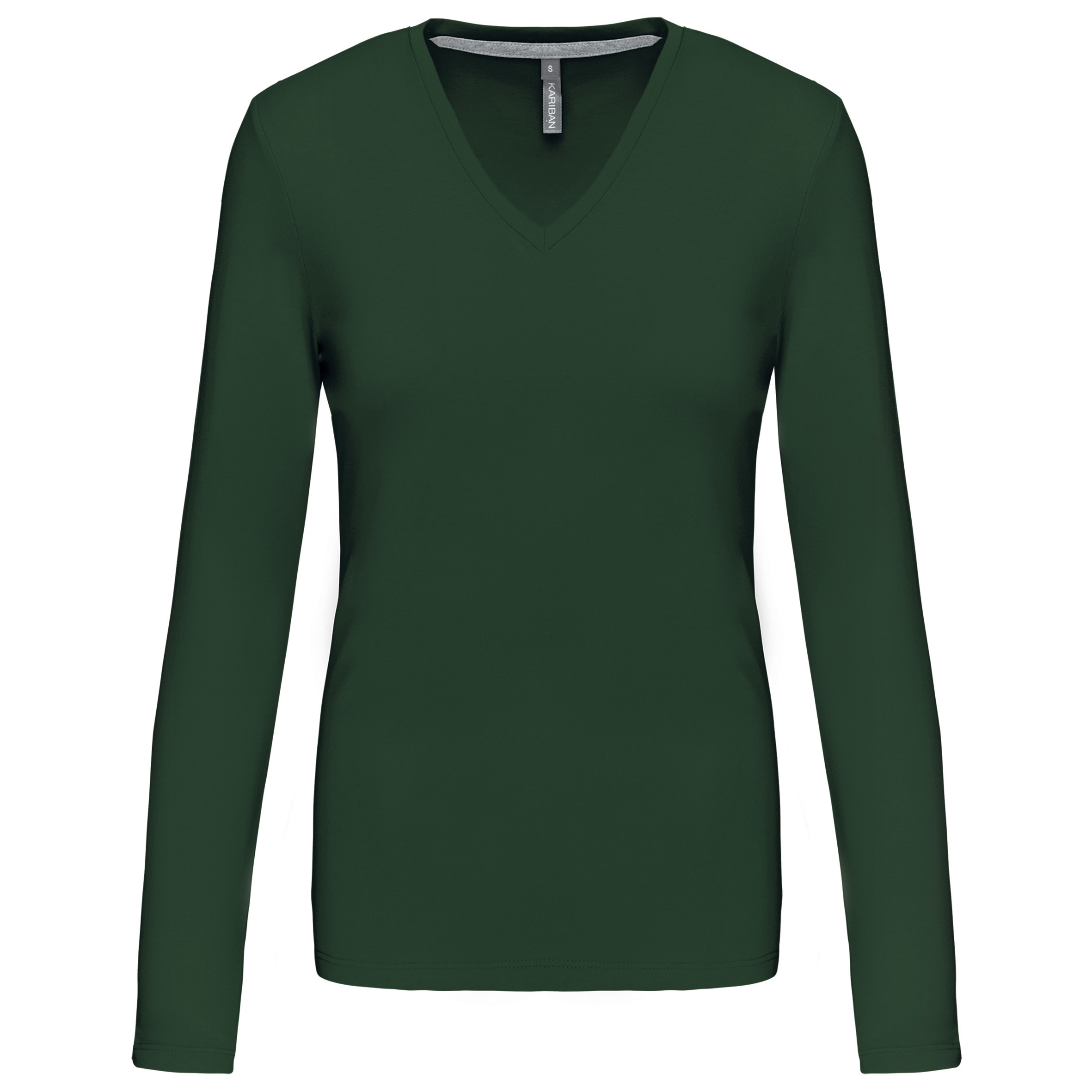Kariban K382 - T-SHIRT COL V MANCHES LONGUES FEMME