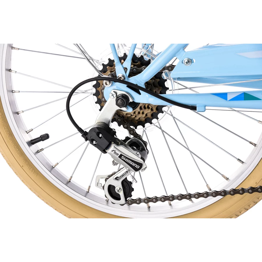 KS Cycling Jugendfahrrad Kinderrad 20 Toscana Blau