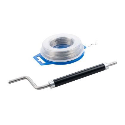 Fil a freiner Oxford avec outil (0,8 mm x 30 m) Universel - Gris