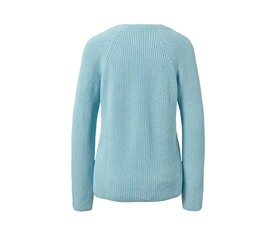 Strickpullover, hellblau