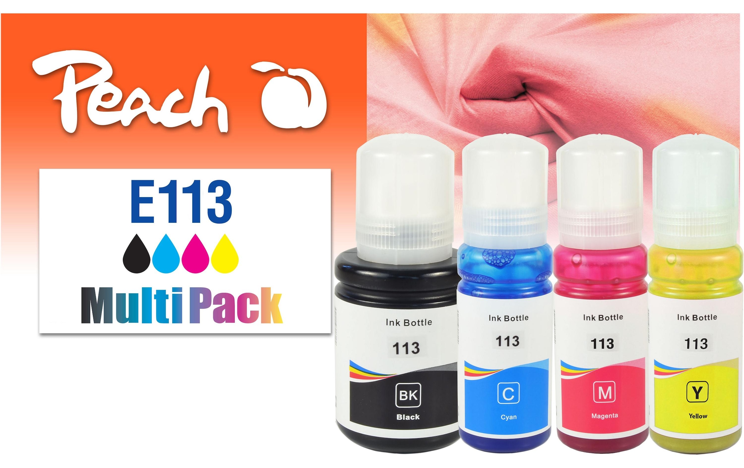 Peach Tintenpatrone »Epson CISS 113 MultiPack C/M/Y/BK«