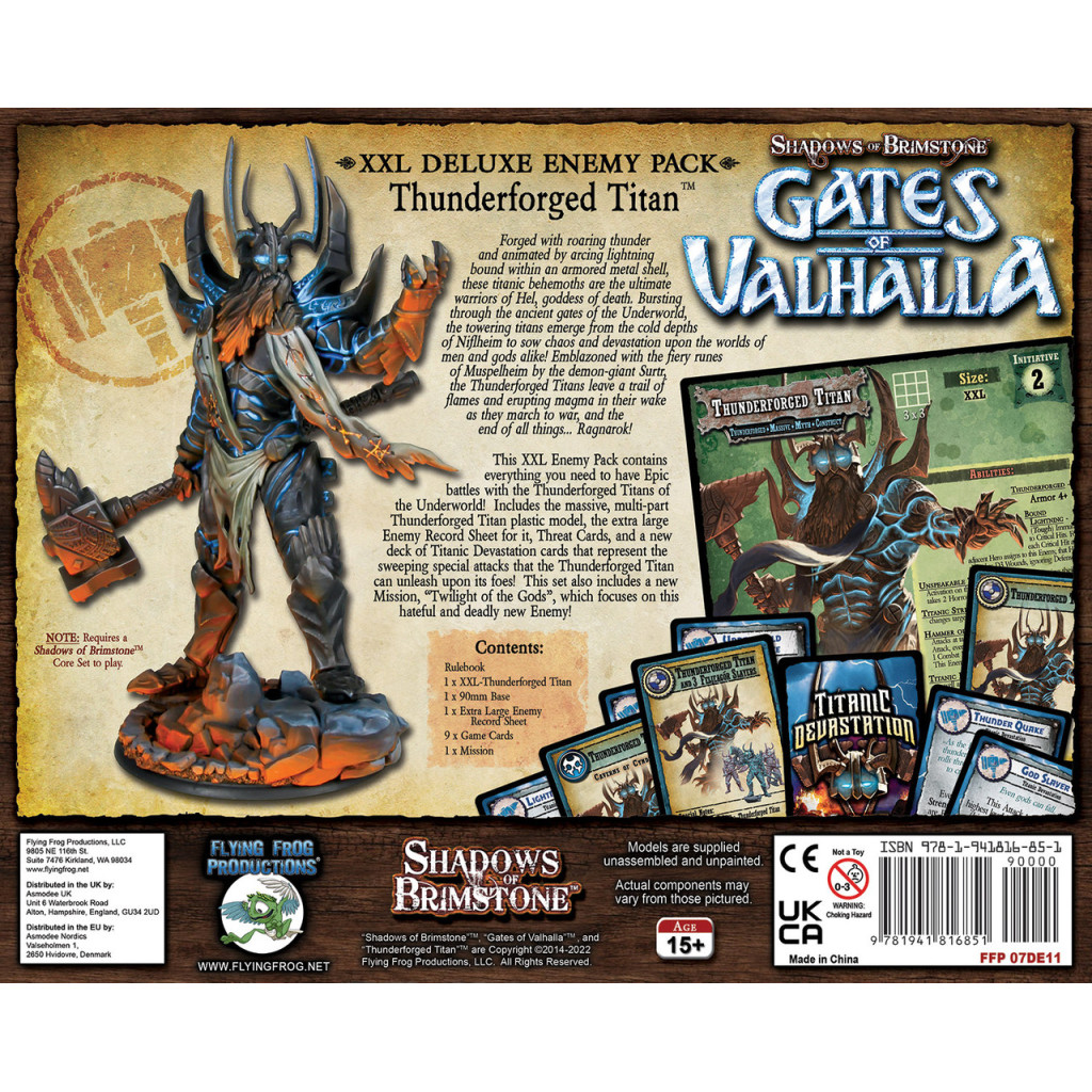 Shadows of Brimstone: Thunderforged Titan XXL Deluxe Enemy Pack