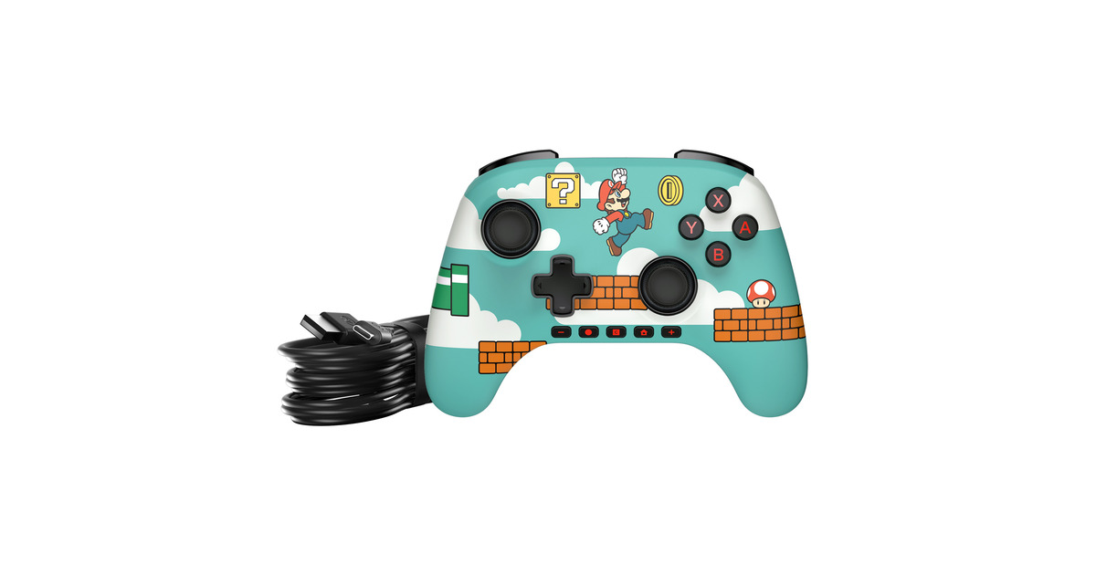 PowerAAdvantage bedrade controller voor Nintendo Switch 2 - Mario-tijd