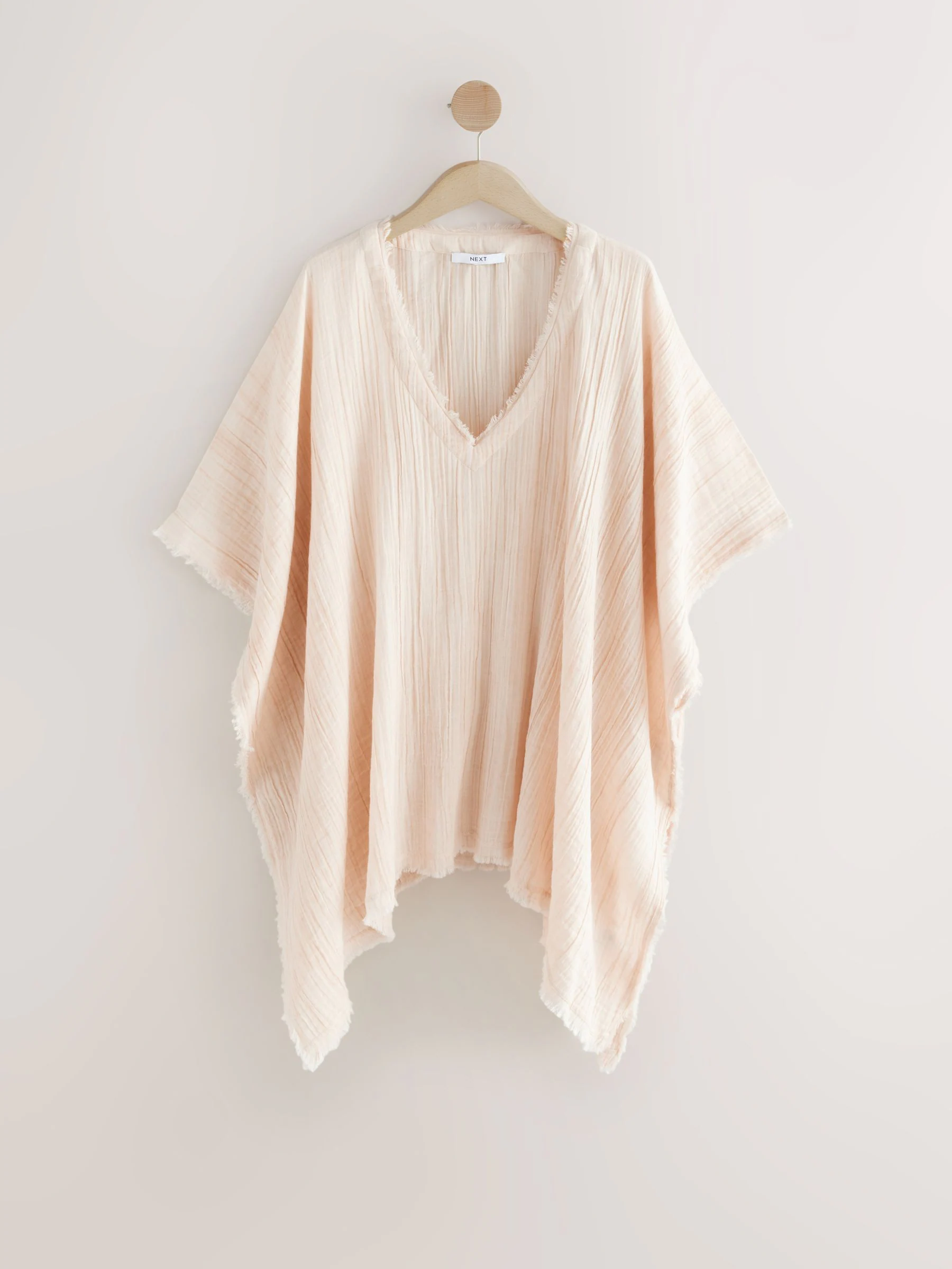 Roze - Dubbele stof 100% katoenen tuniek